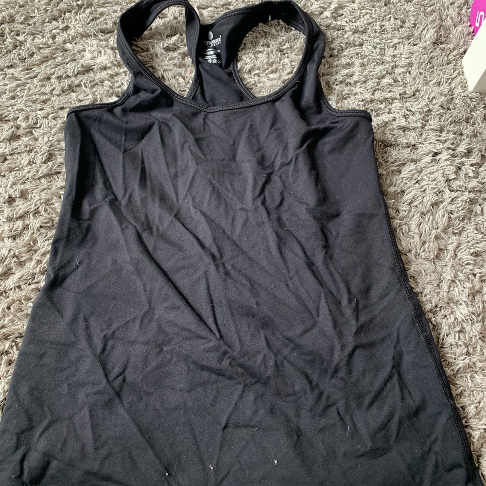 Black Athletic Tank •
